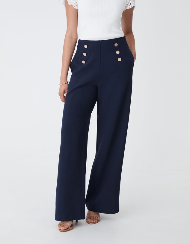 Forcast - Evie Wide Leg Sailor Pants