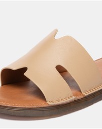 EVERAU - EverAU Ugg Clovey Cow Leather Upper Loafer Oxfords Flats