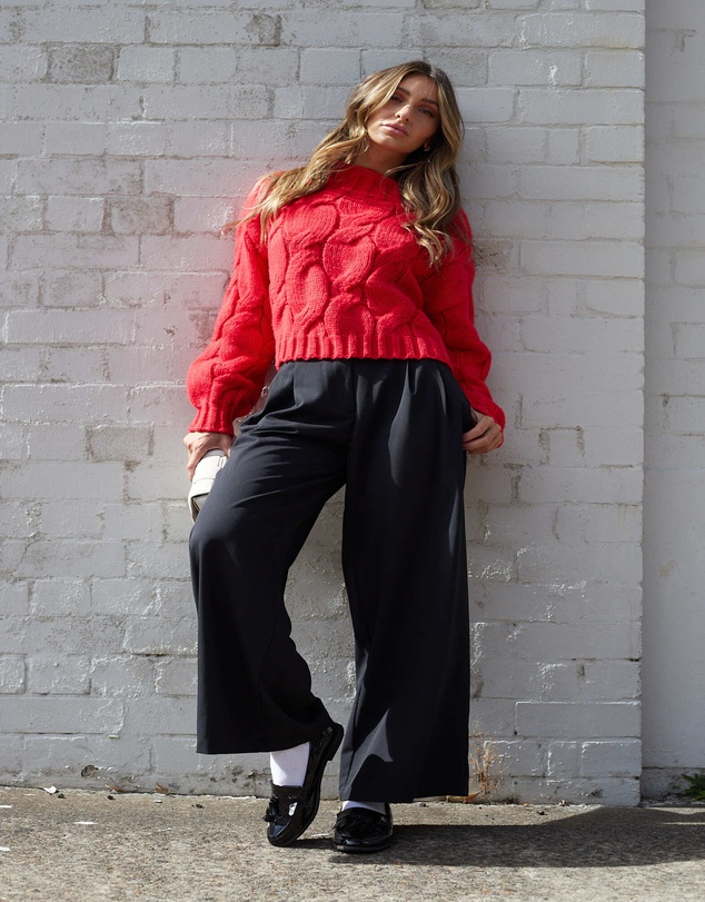 Esther & Co - Hadi Knit - Red