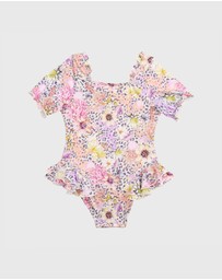 Aqua Blu Kids - Daisy Short Sleeve One Piece - Kids