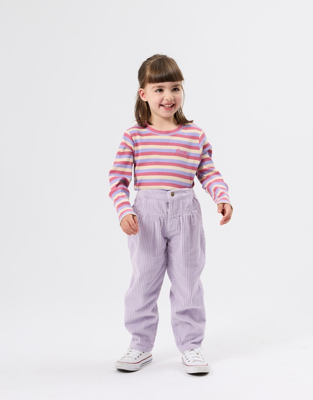 Goldie + Ace - Essential Stripe Rib Top - Babies-Kids