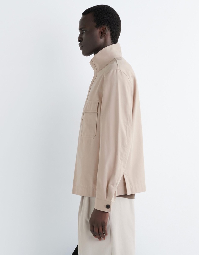 COS - Cotton-Twill Half-Zip Overshirt
