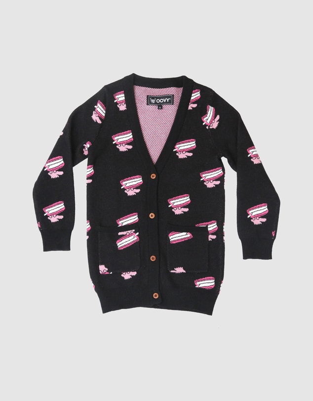 OOVY - Chatting Teeth Kids Cardigan