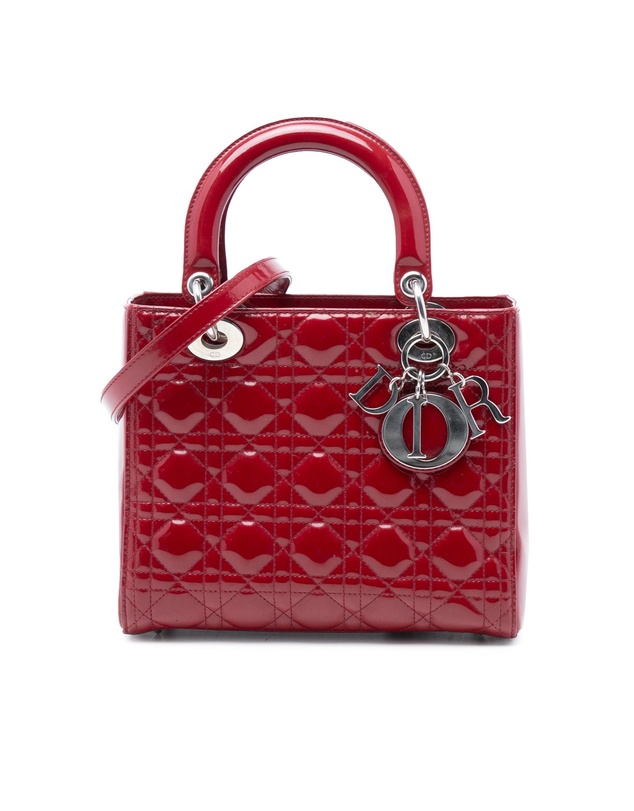 Pre-Loved by Azura Reborn - Pre-Loved Medium Patent Cannage Lady Dior