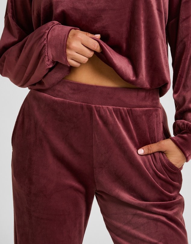 Hunkemoller - Long Sleeve Velours PJ Set