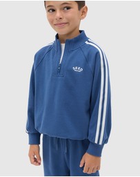 Seed Heritage - Quarter Zip Logo Sweat