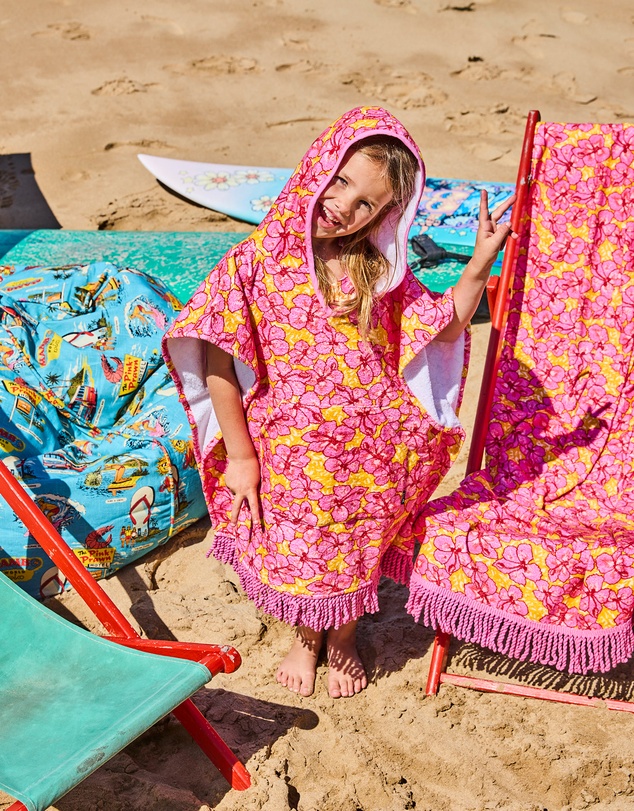 Kip&Co - KipCo x Mambo Funshine Coast Printed Terry Poncho - Kids