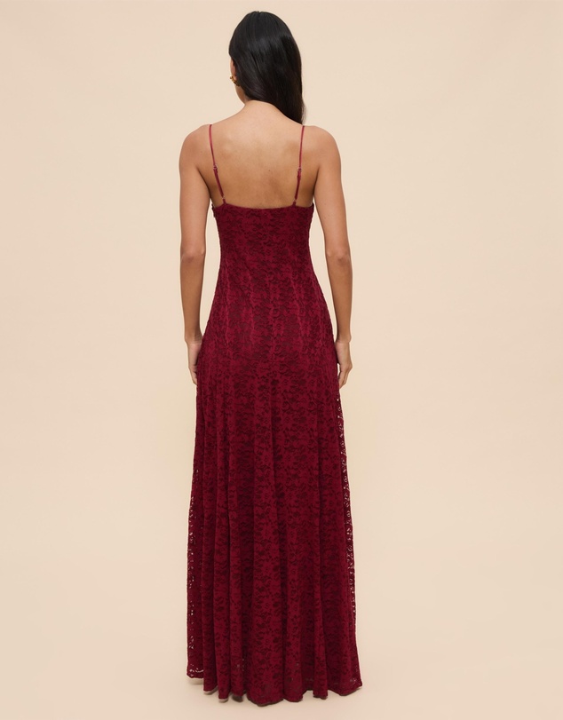 Revibe - Repaired CHANCERY Zara Lace Maxi Dress - AU 6