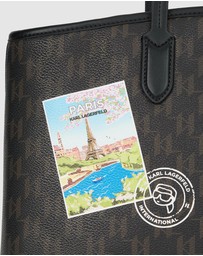 Karl Lagerfeld - Ikon Monogram Medium Tote Bag