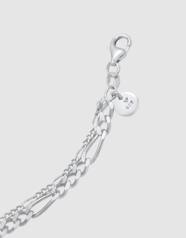 Elli Jewelry - Necklace Layerkette Figaro Links Basic in 925 Sterling Silver