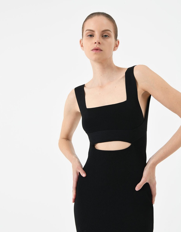 Forcast - Elia Cutout Knit Dress
