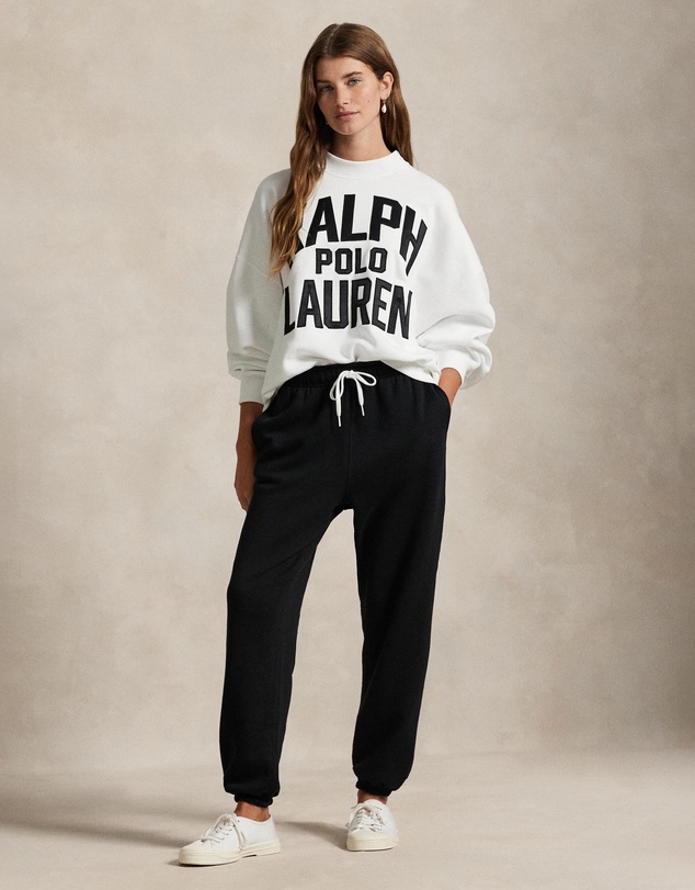 Polo Ralph Lauren - Satin Logo Fleece Crewneck Sweater
