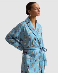 Polo Ralph Lauren - Heritage Polo Bear Shawl Collar Cotton Robe