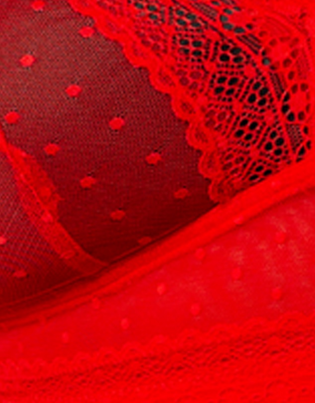 Parfait - Mia Dot Longline Padded Lace Bralette