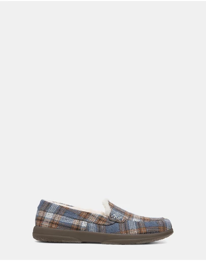 Vionic - Lynez Slipper - Blue Plaid