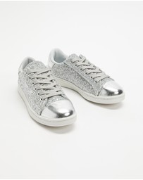 Holster - Starlite Vegan Glitter Sneaker - Silver - Women's