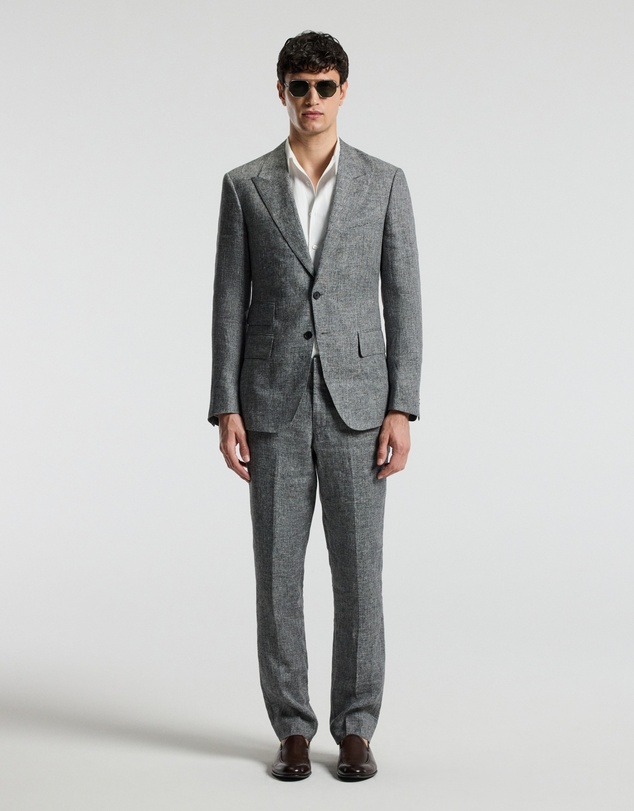 Calibre - Melange Linen Suit Pants Iron