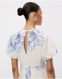 Minima Esenciales - Paityn Rosa Linen Maxi Dress