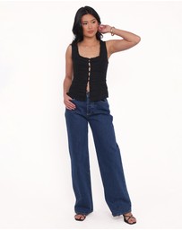 Petal & Pup - Jayda Top - Black