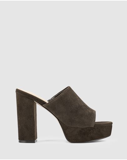 Chocolate Brown Suede