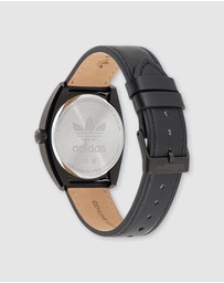 adidas Originals - Edition One - Black Case & Leather Band