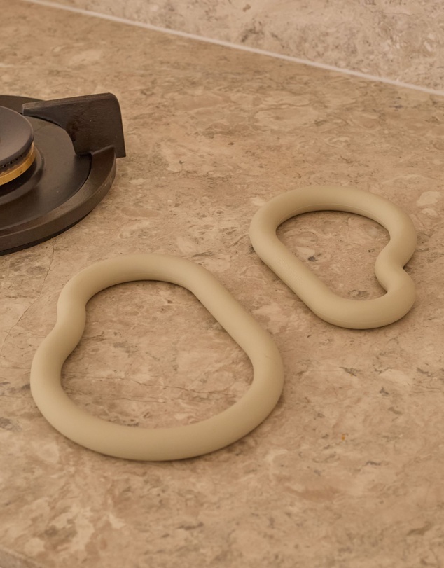 DESIGNSTUFF - RUND Curve Trivet Gift Set