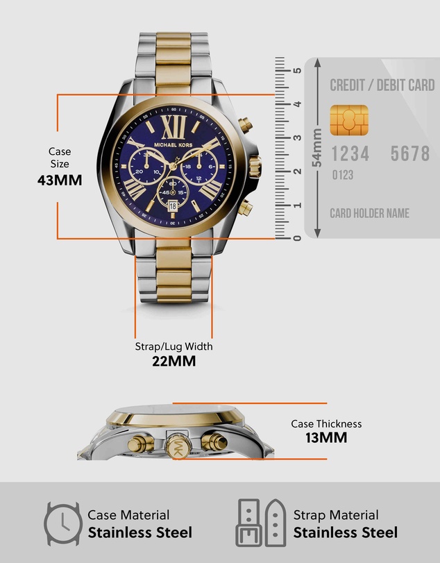 Michael Kors - Michael Kors Bradshaw Two Tone Watch MK5976