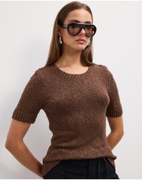 The Fated - Jorja Boucle Knit Top