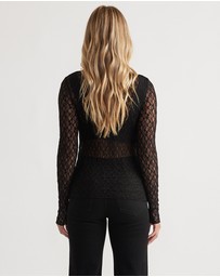 Decjuba - Amber Lace Long Sleeve Top