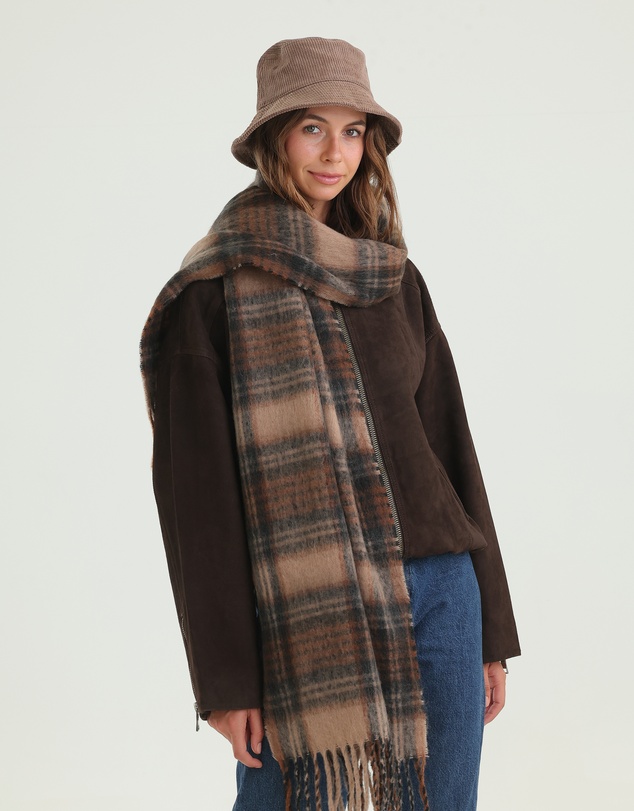 Morgan & Taylor - Harley Scarf in Brown