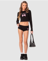 EDIKTED - Attitude Problem Micro Shorts