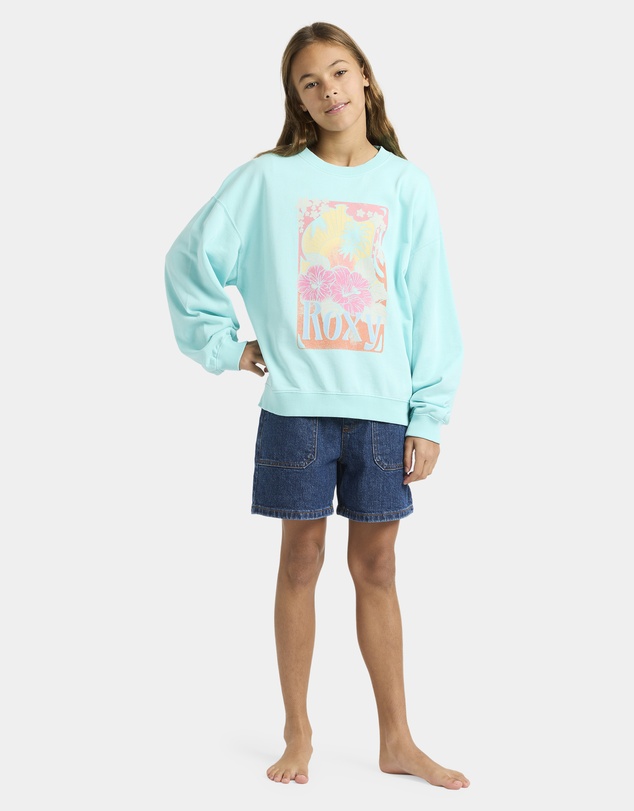 Roxy - Girls 4 to 16 Lineup Crew Neck