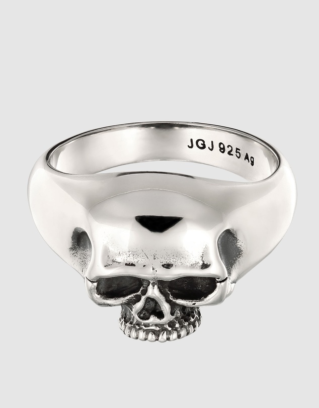 Kuzzoi - ICONIC EXCLUSIVE - Skull Signet Ring in 925 Sterling Silver