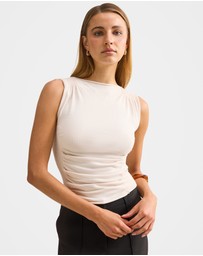 Forever New - Karlie Rib Detail Knitted Top
