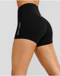 Lorna Jane - Lotus No Chafe Phone Pocket 9cm Bike Shorts