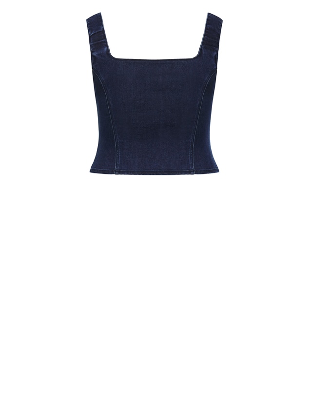 City Chic - Lara Denim Corset Top