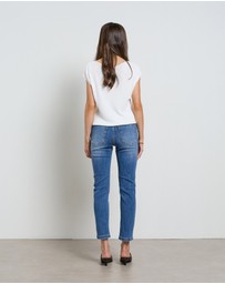 DRICOPER DENIM - Mika Blur Blue Straight Leg Jeans