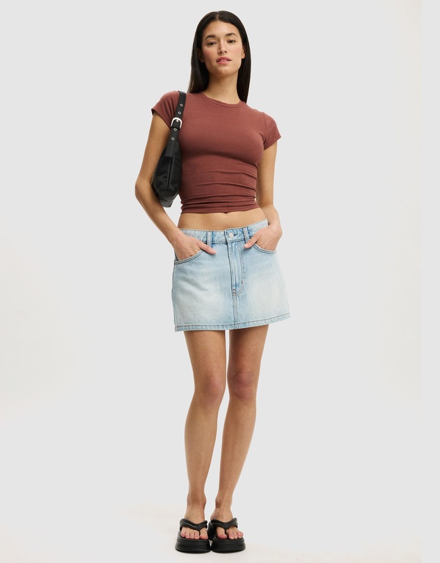 Cotton On - Original Denim Mini Skirt