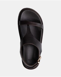 Wittner - Anina Pebble Leather Footbed Sandals