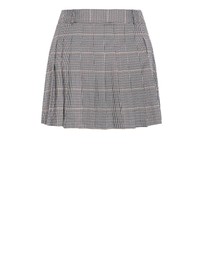 City Chic - Plus size Preppy Check Mini Skort - navy