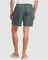 Urban Classics - Pattern Swim Shorts