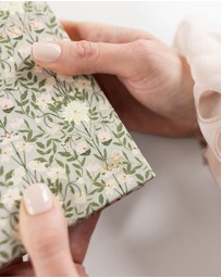 Bespoke Letterpress - Linen Bound Lined Journal - Bloomere