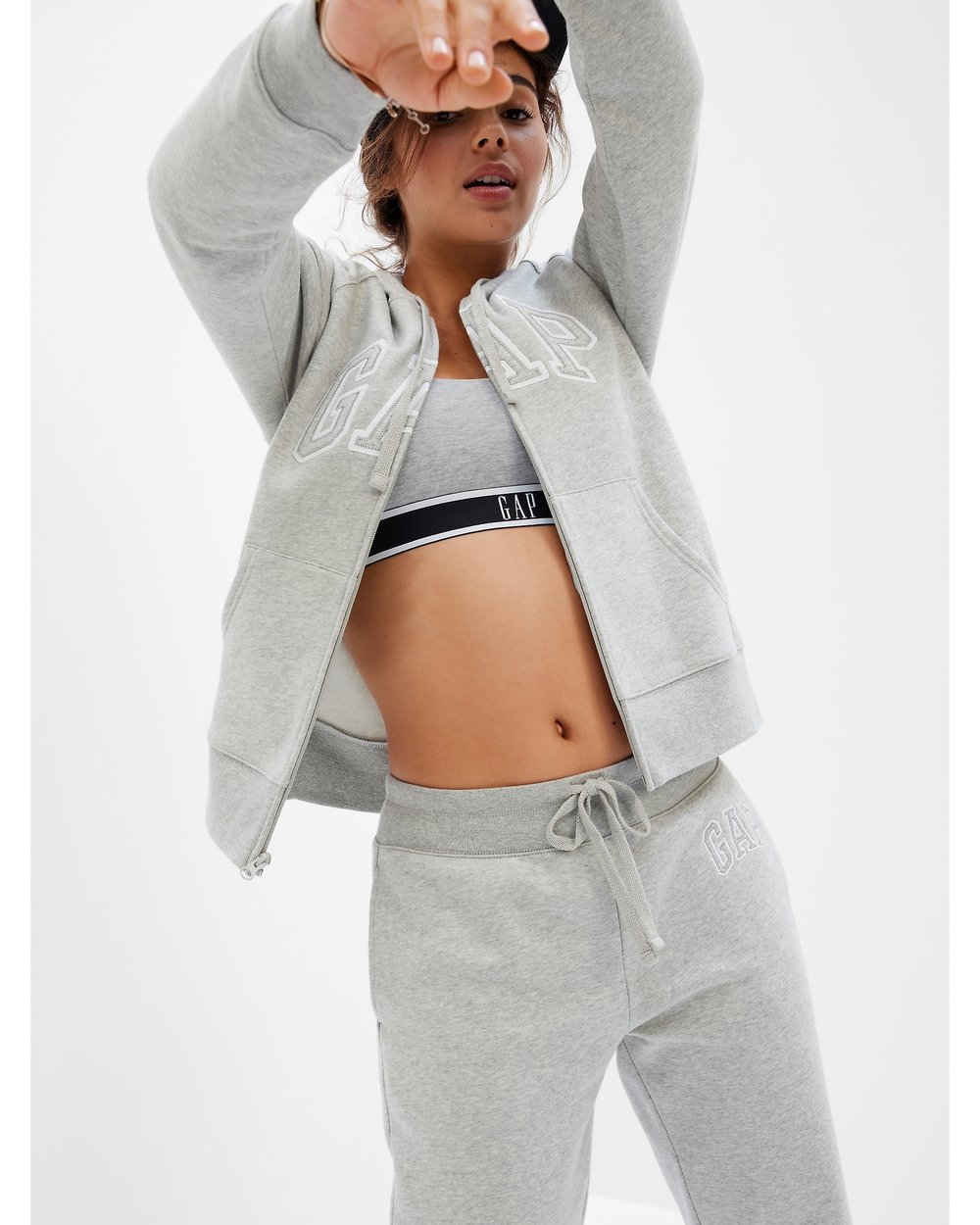 Gap Logo Zip Hoodie by Gap Online | THE ICONIC | Australia