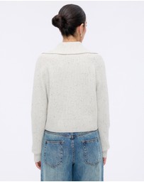 Minima Esenciales - Niles Merino Wool Zip Cardigan