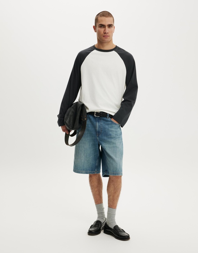 Cotton On - Baggy Denim Shorts