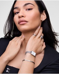 Daniel Wellington - Quadro Roman Numerals Date Sterling S