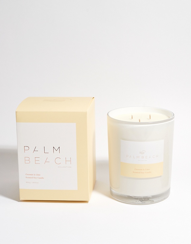 Palm Beach Collection - Coconut & Lime Scented Soy Candle 850g