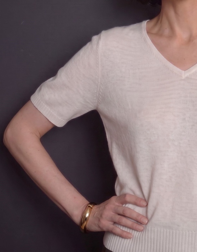 SILK MAGNOLIA - Cashmere Silk T-shirt