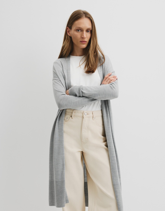 Country Road - Lightweight Merino Longline Cardigan