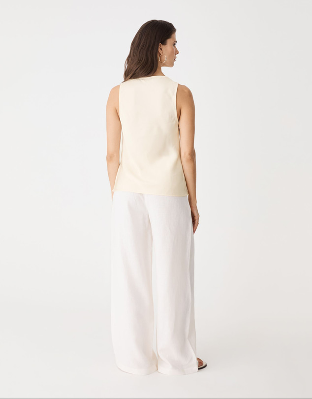 Forcast - Aurelia Satin Cowl Neck Top